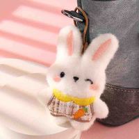 Porte-clés Lapin 3D en Peluche Mignon Kawaii Ultra Doux, Couleurs Personnalisables, Écologique, Accessoire de Sac Adorable – Meilleure Vente