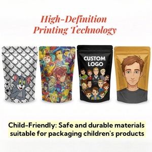 Sachets refermables personnalisés avec fermeture éclair, 3,5 g, en Mylar, étanches aux odeurs, pour l'emballage alimentaire de bonbons, de gommes et de noix - Product Image 3