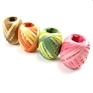 ไหมรัฟเฟียสี 100 กรัม/ม้วน สำหรับถักกระเป๋าหรือหมวก ห่อของขวัญ และงาน DIY - Product Image 5
