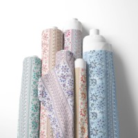 Tissu Popeline 100% Coton Peigné Tissé Imprimé Personnalisé Floral Léger Respirant pour Vêtements Filles Garçons Chemise