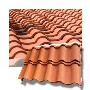 Prix d'usine, garantie 50 ans, tuiles de toiture en acier ondulé revêtues de pierre colorée, type classique, Brésil, Mexique, Amérique du Sud - Product Image 5