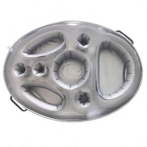 Bar flottant gonflable pour piscine de 29 pouces avec porte-gobelets et plateau porte-aliments - Product Image 2
