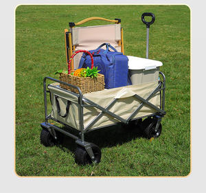 Grote Capaciteit Opvouwbare Trolley Voor Camping En Trolley Winkelen Draagbaar Voertuig Voor Opslag En Gereedschap Gebruik Oem Aanpasbaar - Product Image 5