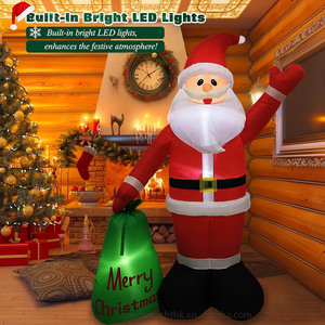 Bolsa de Regalo Inflable de Santa Claus con Luz LED de 6 Pies, Impermeable IP44, Ecológica, Decoración Navideña para Jardín, Patio y Hogar - Product Image 4