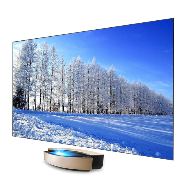 92-Inch Cinematic ALR UST Home Theater Screen for 4K UHD Movie Projection All-UST All-ALR Projector Screen