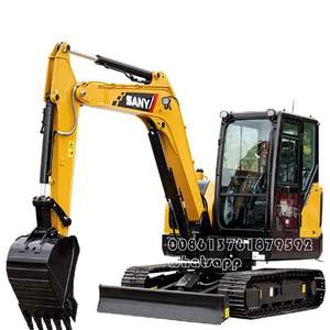 รถขุดคุณภาพสูง ชั่วโมงการทำงานต่ำ รถขุด Sany มือสองสำหรับขาย 5 ตัน ปี 2022 รุ่น SY55C - Product Image 1