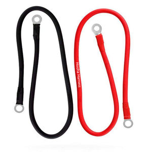 2AWG, 4AWG, 6AWG, 8AWG, 10AWGBattery зарядные кабели, медный инверторный провод с кольцевым терминалом M8 для автомобиля - Product Image 3