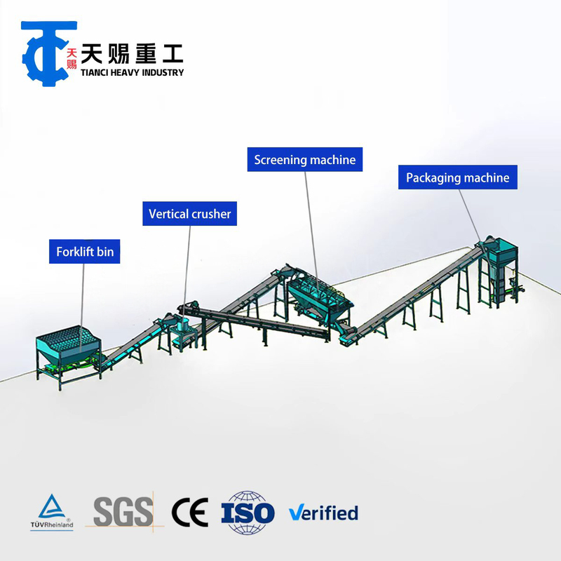 5TPH Africa Poultry Farm Animal Waste