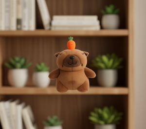 Llavero de peluche con forma de oso y zanahoria, suave, de dibujos animados, en 3D, ideal para regalo - Product Image 2