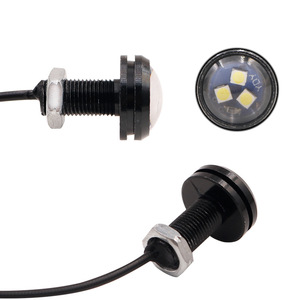 อะไหล่ตกแต่งรถจักรยานยนต์: ไฟ LED ใต้ท้องรถแบบ Eagle Eye, ไฟสกรู 12V, ไฟป้ายทะเบียนกันน้ำ, เลนส์, ไฟวิ่งกลางวัน - Product Image 5