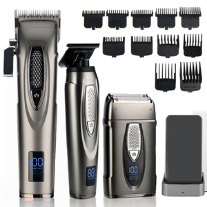 Pritech Draadloze Haarsnijmachine Oplaadbare Baardscheerapparaat Professionele Tondeuse Met Draadloos Opladen - Product Image 1