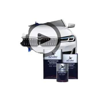 Automotive paint for epoxy primer with silver color for car body