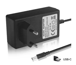 Adaptor Ac/Dc desain baru kabel usb-c 5V 110-240V Ac adaptor daya Dc 6V 8V 9V 10V 11V 12V