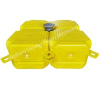 Machine de moulage par extrusion-soufflage à commande tactile PLC et paramètres de process enregistrables pour la production de quais flottants en PEHD de 1000 L