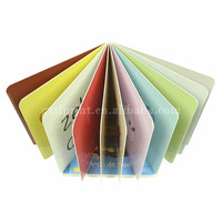 Dickes Recycling papier Karton Buchdrucker Runde Ecke Hochwertiges Baby karten buch Drucken Druck karton Buch