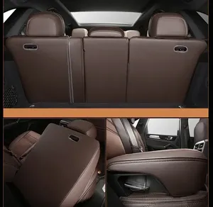 Housses de siège de voiture de luxe sur mesure, ensemble complet 5 places, simili cuir toutes saisons, Skoda Octavia 2013-2023, Skoda Yeti 2013-2017 - Product Image 4