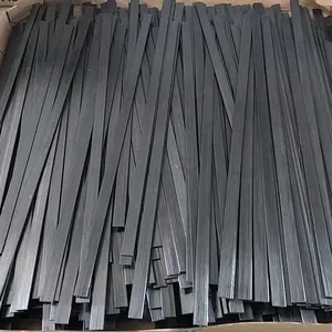 High Strength 12k Pultruded Carbon Fiber Strips For Aero Pultrusion Carbon Fiber Flat Bar For Kites