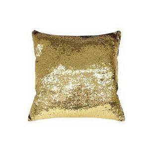 Coussin de décoration moderne en coton doré brillant fait à la main couleur or en forme de rectangle pour la décoration de la maison et du salon - Product Image 1