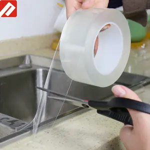 Fregadero de la cocina a prueba de moho Nano fuerte auto-cinta adhesiva transparente para baño grieta de piscina sello de agua