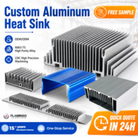 Fournisseur de dissipateurs de chaleur en aluminium 6061 6063, profilés d'extrusion personnalisés disponibles en plusieurs tailles, finitions anodisées, découpe, perçage