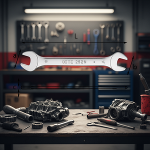 ประแจปากตาย 252 N ขนาด 10 มม. แบบเมตริก สำหรับซ่อมแซมยานยนต์ - Product Image 3