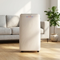 Purificador de Aire Programable A16 de 20L, Deshumidificador para Casa Móvil, Compresor de Bajo Ruido, Ionizador con WiFi