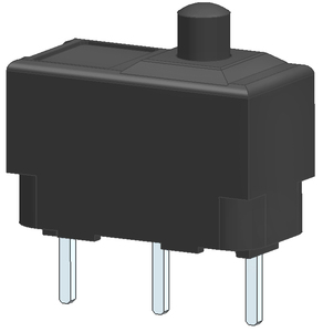 Micro-interrupteur en plastique étanche SPDT avec indice de protection IP67, largement utilisé dans les pistolets de charge et les applications à haute fiabilité - Product Image 2