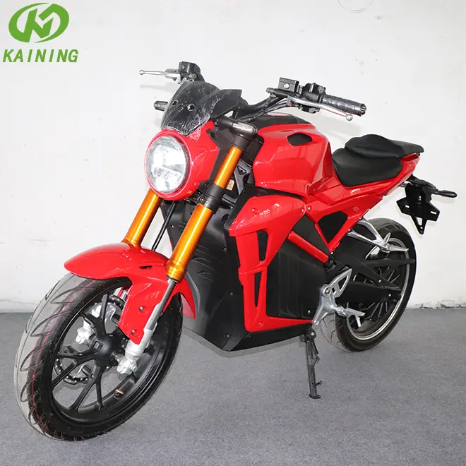 Motocicletta da turismo elettrica personalizzata KN ad alte prestazioni 10000w velocità 140 km/h prodotta in cina
