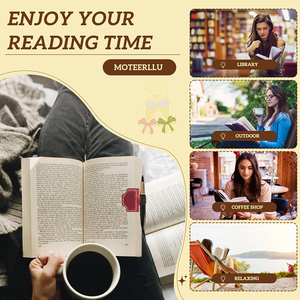 Segnalibro Magnetico Personalizzato in Pelle con Iniziali, Portapenne Integrato, per Lettori, Donne, Uomini, Insegnanti, Amanti dei Libri - Product Image 3