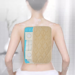 แผ่นใยบวบธรรมชาติสำหรับขัดหลัง ทำด้วยมือ ผ้าขนหนูใยบวบสำหรับอาบน้ำ ผ้าขนหนูขัดหลัง ผ้าขนหนูอาบน้ำ - Product Image 1