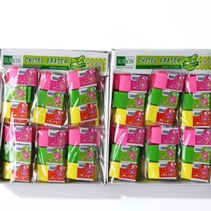 Promotion Gomme à effacer classique colorée en forme de ciseau, fournitures scolaires en gros, gomme mignonne pour enfants, mini-gommes en lot, articles de papeterie de bureau - Product Image 1