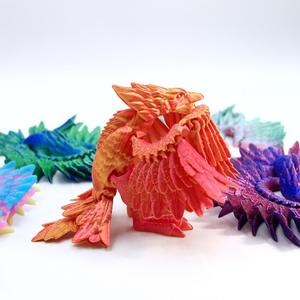 Atacado Congelado 3D Impresso Plástico <span class=keywords><strong>Phoenix</strong></span> Asas Brinquedos OEM Personalizado 1/48 Escala Movie & TV Tema Presente das Crianças - Product Image 2