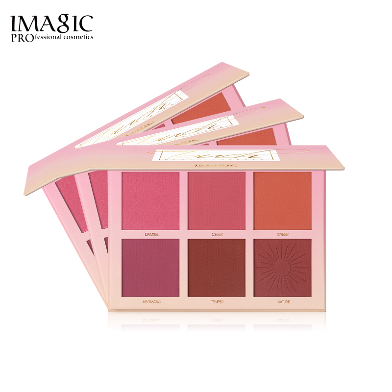 IMAGIC профессиональная косметика, Румяна с высоким пигментом, румяна, пудра, палитра
