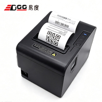 Impresora Térmica de Recibos EDOO ED808 de 80mm con Cortador Automático, Sistema POS de Escritorio, Impresión Directa de Alta Velocidad, Fabricante