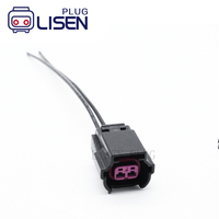 6189-1152 Konektor Injektor Bahan Bakar 2 Pin Female 2.3mm(090) Pigtail untuk VW AUDI MINI COOPER 06A973722