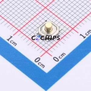 ZX-QC44-3.0TT Tactile Switch SMD-4P,5.2x5.2mm Switch Single Pole Single Throw Round Button Vertical Mount 4mm - Product Image 1