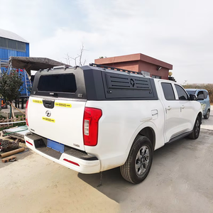 สำหรับ Ford Ranger pickup canopy-ไฟเบอร์กลาส/อัล-มก. ท็อปเปอร์อัลลอยพร้อมฝาปิดสามชั้น - Product Image 2