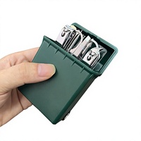 Poubelle écologique et coupe-ongles : Ensemble de 6, 8 ou 10 mini poubelles et coupe-ongles, outils de coupe-ongles pour usage domestique