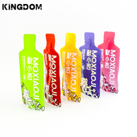 Petite pochette de concentré de jus liquide de forme spéciale avec impression personnalisée