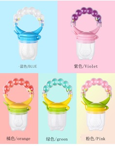 Sucette en silicone pour bébé, jouet doux personnalisé en gros, inspiré des fruits et légumes, <span class=keywords><strong>hochet</strong></span> pour bébés qui font leurs dents - Product Image 2
