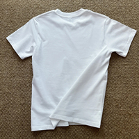 Hoogwaardig Pima katoen, lang, zacht katoenen T-shirt op maat, geborduurd en bedrukt, voor heren