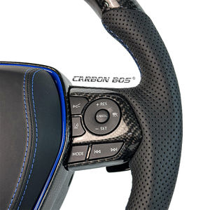 Volante Deportivo de Fibra de Carbono Negra Real para <span class=keywords><strong>Toyota</strong></span> Camry Rav4 Corolla 8.ª Generación 2012 2016 2018 <span class=keywords><strong>2022</strong></span> con LED de Alta Calidad - Product Image 3