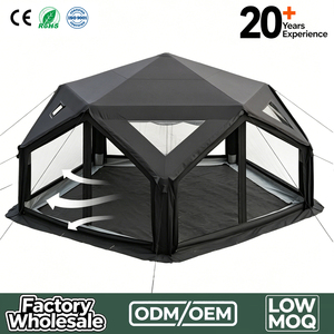 Grande tente de <span class=keywords><strong>camping</strong></span> gonflable hexagonale, hauteur 3,1 m, tissu TC 320g, imperméable, pour le <span class=keywords><strong>camping</strong></span> en groupe - Product Image 1