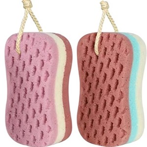 Soft Bath Sponge Body Scrub Bast Wisp Massage Brush Body Washcloth Skin Scrubber Relax Exfoliating Skincare Shower Accessories - Product Image 1