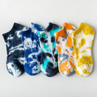 YUELI cravate teinture chaussettes hommes rue basket-ball Skateboard chaussettes mode Cool drôle décontracté équipage respirant Hiphop Tube chaussettes pour femmes