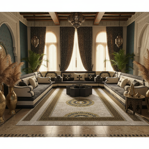 Traditional <b>Moroccan</b> Majlis <b>Sofa</b> Modern Arabic Design for Living Room Furniture Maghribi Majles Arabia - Product Image 3