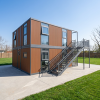 Maison conteneur extensible TOPPRE Premium galvanisée 20FT 40FT, maison préfabriquée modulaire pliable avec cuisine, salle de bain et chambre