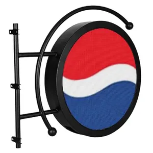 Outdoor P8 Double sided circular led panel screen display