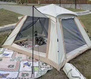 Tenda da Campeggio Familiare a Doppio Strato, Impermeabile, Facile da Montare, Ideale per Escursioni e Picnic - Product Image 3