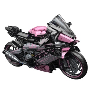 Juego de Bloques de Construcción para Motocicleta, Modelo de Carreras MOC Compatible con Technic Bricks Toy para Niños y Adultos, Regalo de Cumpleaños Creativo - Product Image 2